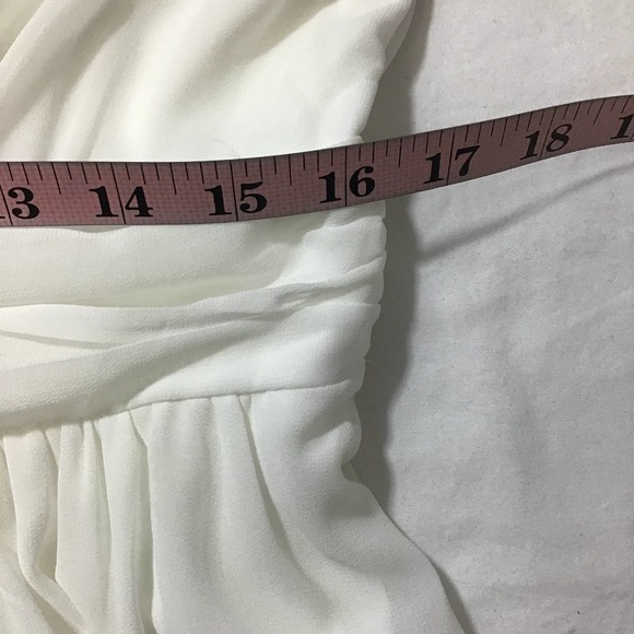 LULU'S XL White Thoughts of Hue Sleeveless Surplice Side Slit Dress NEW B150 - Picture 7 of 10